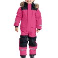 thumbnail image 3 of 1-15Years Kid's Baby Boy and Girl's One Piece Snowsuit Kids Girls Boys Colorful Siamese Snowsuits Ski Suits Jackets Winter Jumpsuits, 3 of 4