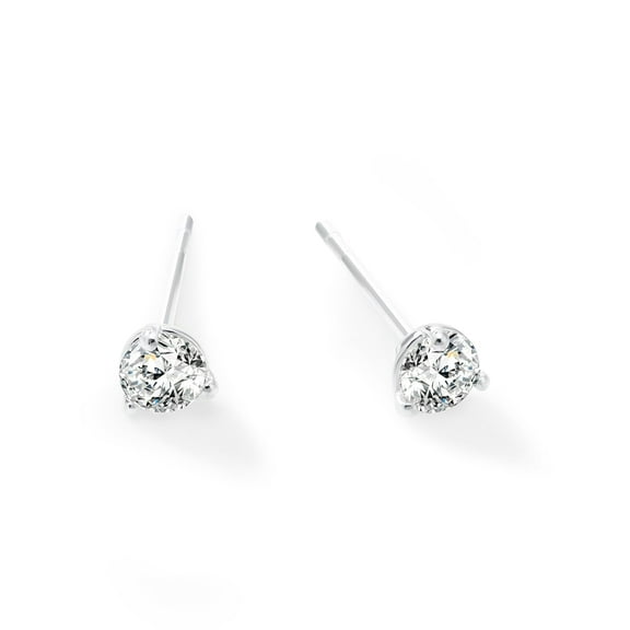 Unique Moments Lab Grown Diamond Accents Stud Earrings for Women|Sterling Silver Jewelry | Gift for Women Men