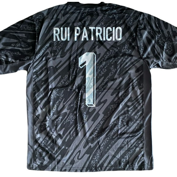Increible! Jersey Playera Rui Patricio 1 Edicion Especial Portero Arquero Titular Negro Talla XL