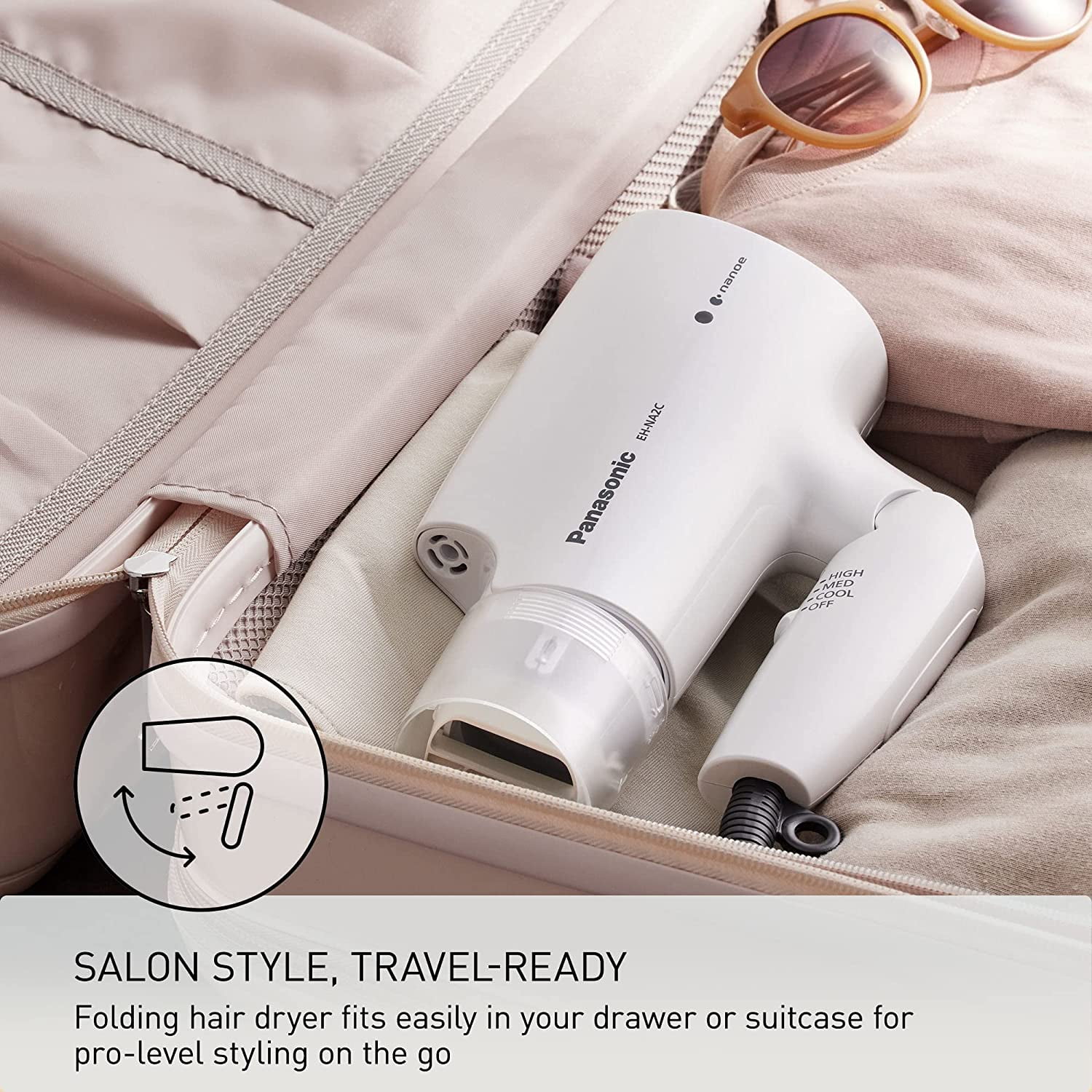 Panasonic, Nanoe Salon Hair Dryer, Oscillating Quick Dry Nozzle