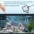 thumbnail image 3 of Mesh Fish Tank Net Aquarium Fish Net 4 Inch and 6 Inch Stainless Steel Fish Net with Extendable 12.5-27.5 Inch Long Hand, 3 of 4