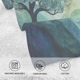 thumbnail image 5 of Yayeee 2 Pack Hand Towels for Bathroom 100% Cotton 16" x 28" Soft Absorbent Kitchen Towel, Moonlight Forest, 5 of 7