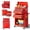 Red, variant on 12-Drawer Tool Chest with Wheels,2-In-1 Detachable Metal Toolbox Storage Cabinet Organizer(Black)
