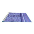thumbnail image 2 of Ahgly Company Machine Washable Indoor Rectangle Abstract Blue Modern Area Rugs, 5' x 8', 2 of 4