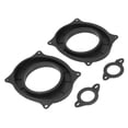 thumbnail image 1 of Juntas De Altavoz, Anillos Adaptadores De Altavoz ABS Resistente A Los Arañazos A Prueba De Polvo 4 Piezas Para Coche, 1 of 8