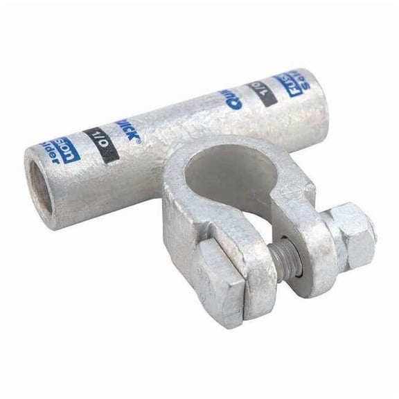 Fusion Battery Terminal Flag,1/0 ga.,Black,Pos 436310P