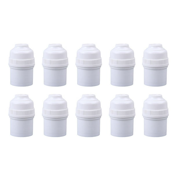 Injueey Base de lámpara de 10 piezas, portalámparas, accesorios para el hogar, enchufes colgantes LED de ahorro de energía resistentes a altas Iluminación novedosa Injueey HA070514-01