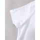 thumbnail image 5 of Camiseta informal de manga corta para mujer con la inscripción "Happy", camiseta blanca clásica para uso diario, cómoda y con cuello redondo. Camiseta deportiva de moda para adultos, hombres, mujeres, 5 of 7