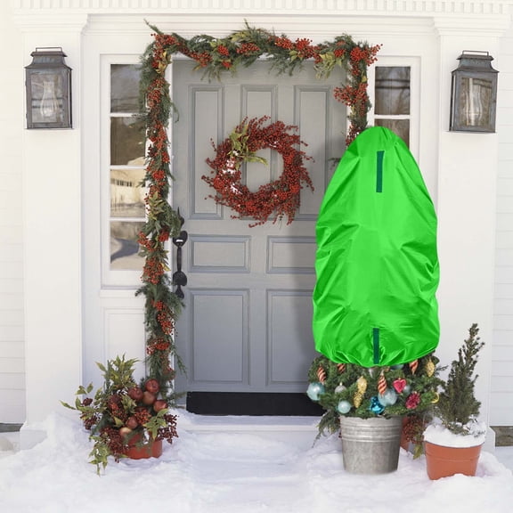 CuiLiyq Upright Christmas Tree Storage Bag, 1 PCS Oxford Cloth Cover for 3 Foot Artificial Xmas and Topiary Tree, Vertical Holiday Cover, for Christmas Tree Storage (Green, 3 Ft)