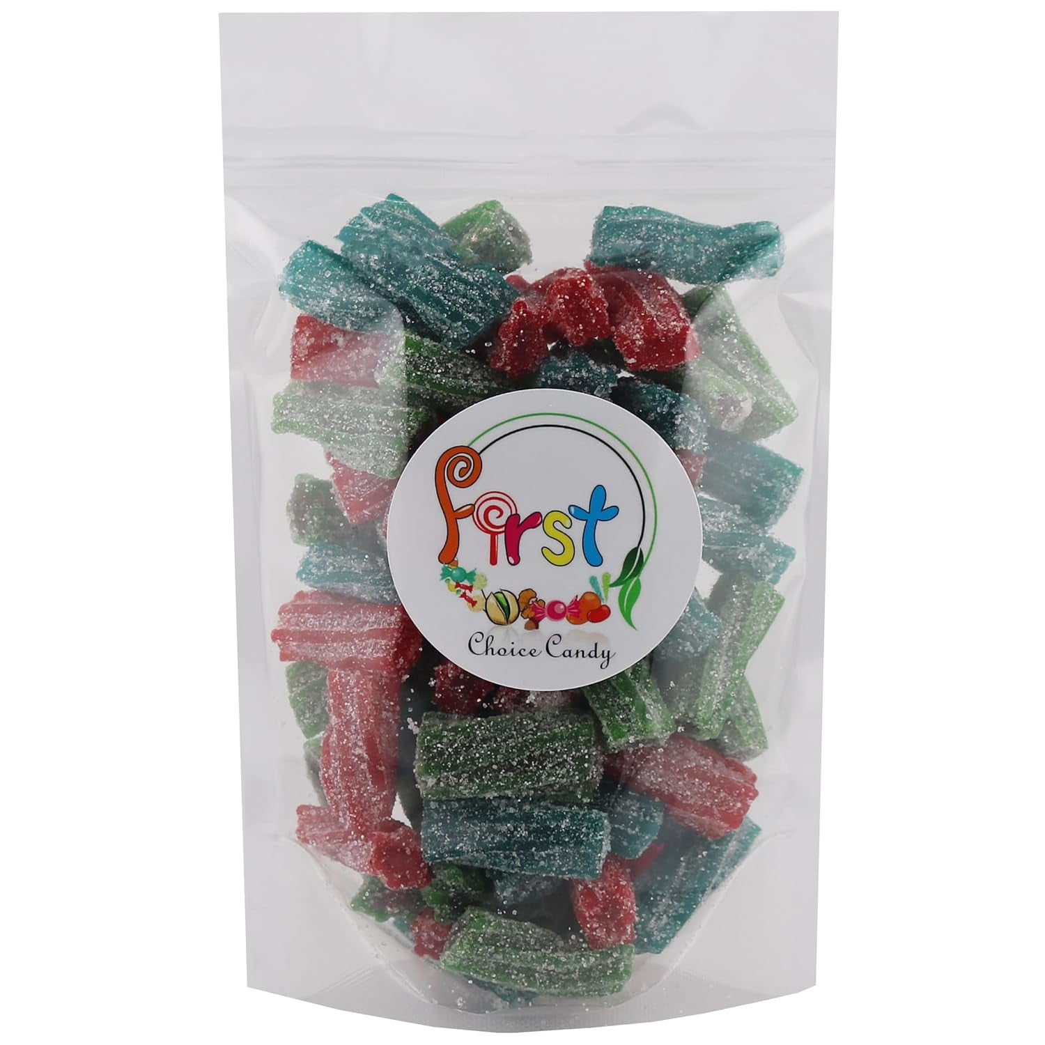 FirstChoiceCandy Sour Licorice Twist Bites, Twisteroos Pectin Filled Sour Bites (4.4 Pound, Assorted)