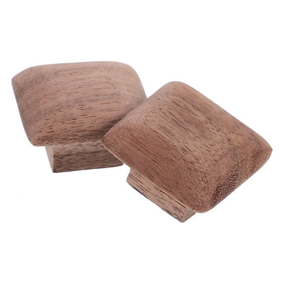 EXHUMKY 2-Pack Wood Drawer Knobs and Cabinet Pull Handles for Furniture, Cabinets, Dressers, and Home Use