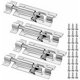 thumbnail image 1 of Pestillo PCS, Cerradura de puerta, Cerradura de perno no deformable, Perno de barril deslizante, Acero inoxidable con tornillos profesionales Viene con 24 tornillos para todo tipo de puertas internas, 1 of 5