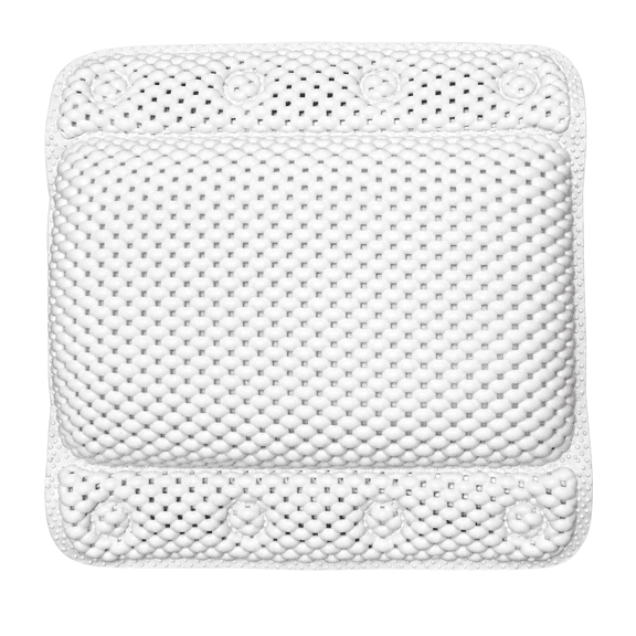 Dependable Industries Bath Pillow for Tub Waterproof Headrest Suction Cups