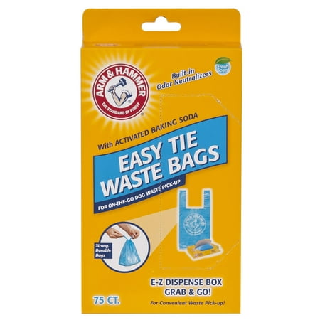 ARM & HAMMER 75CT EASY-TIE WASTE BAGS