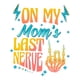 thumbnail image 2 of Boys' "On My Mom's Last Nerve" Cotton T-Shirt – Bold Colorful Letter Print, Comfortable Casual Round Neck Short Sleeve Tee for Youngsters, Summer Wear, Tween Boy Clothes, 2 of 7