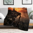 thumbnail image 5 of Ocean Lighthouse Flannel Throw Blanket for Gifts for Women Men Girls Boys All Seasons, 5 of 8