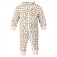 thumbnail image 4 of Hudson Baby Toddler Girls Plush Jumpsuits, Blush Rose, 2T, 4 of 4
