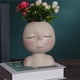 thumbnail image 5 of Jarrón De Resina Para La Cara, Maceta Decorativa Para Cabeza, Muñeca De Resina, Maceta, Cabeza De Muñeca, Arte, Florero De Resina Resistente A La Intemperie Para El Hogar, Jardín, Patio Interior Guardurnaity HA023115-00, 5 of 7