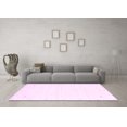 thumbnail image 3 of Ahgly Company Indoor Rectangle Solid Pink Modern Area Rugs, 5' x 7', 3 of 4