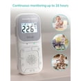 thumbnail image 5 of Dr.Care Digital Audio Baby Monitor Built-in Nightlight 1000ft Range ABM001, 5 of 7