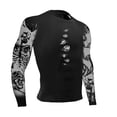 thumbnail image 5 of Camiseta de compresión con estampado 3D para hombre, camisa muscular de manga larga, ropa deportiva atlética, camisetas cortas, camiseta de entrenamiento de secado fresco, 5 of 5