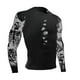 thumbnail image 5 of Camiseta de compresión con estampado 3D para hombre, camisa muscular de manga larga, ropa deportiva atlética, camisetas cortas, camiseta de entrenamiento de secado fresco, 5 of 5