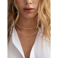 thumbnail image 2 of ChainsProMax Solid 925 Sterling Silver Chain Necklace 1.5mm Thin Rolo Chain for Women Men, 2 of 7