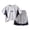 Grey, variant on Wxirdiow Girls Active Wear Sets Boys 2 Piece Baseball Jersey Set Kid's Short Sleeve Pullover Tee and Athletic Shorts Outfits Grey Size,9-10 Years