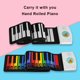 thumbnail image 3 of Bewildely Adultos Niños 49 Teclas Piano Electrónico Niños Silicona Flexible Roll up Teclado Teclado Juguete Educativo Regalo Videojuegos portátiles Blanco Bewildely FN012314-01B, 3 of 6