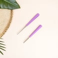 thumbnail image 4 of LOLIPPYY 4Pcs Violet Plastic Jewelry Hole Puncher for Beads Hand Drill Craft Tools Kit, 4 of 8