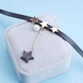 thumbnail image 5 of collier En Cuir Gothique Toile, Collier Pendentif Toile Perle, Collier Collier Noir Bohme, Collier Lucky Star Y, Bijoux Pour Femmes Et Filles, 5 of 5