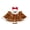 Khaki, variant on RUINIXCW Baby Girls Gingerbread Costume Christmas Plush Romper Dress Cute Headband