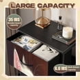 thumbnail image 2 of Vintage Dresser for Bedroom with 4 Storage Drawers White Cat Blue Eyes Pink Bow Dressers Chest of Drawers Steel Framed Fabric Closet Organizers for Dorm Entryway, 2 of 8