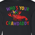 thumbnail image 4 of Inktastic Mardi Gras Who's Your Crawdaddy Long Sleeve T-Shirt, 4 of 5