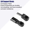 thumbnail image 3 of 2pcs Rear Glass Window Lift Support Gas Struts Gas Spring Shock for Toyota Highlander 2009-2013 Black, 3 of 7