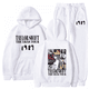 thumbnail image 4 of Traje de sudadera con capucha neutra sudadera de gran tamaño 2008 Taylor eras Tour SWIFT sudadera con capucha y sudadera de dos piezas sudadera con capucha suelta, 4 of 5