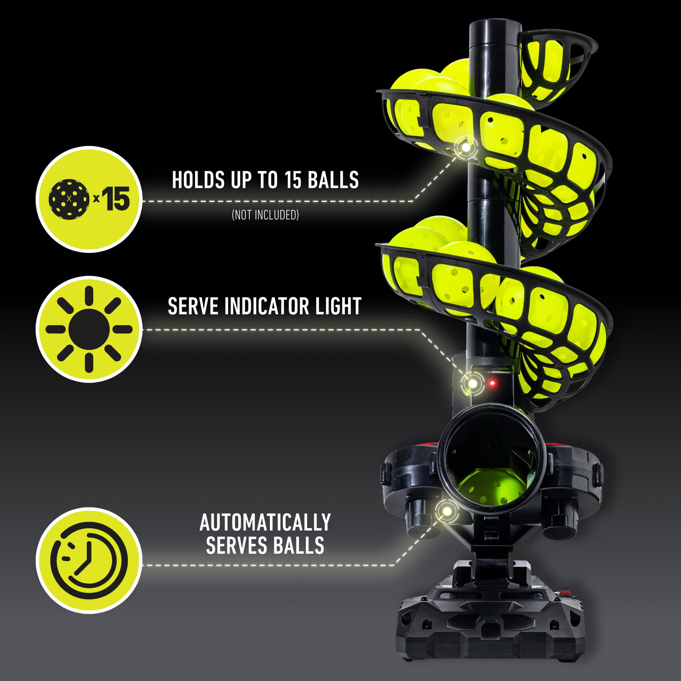 Franklin Sports Automatic Pickleball Launcher Machine - ProShot Tosser for Pickleball Practice + Training - Pickleball Training Equipment + Aid