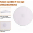thumbnail image 4 of Facon Ultra Slim 4.5'' 12V RV Puck Lights w/Switch, 4000K Cool White LED Interior Lights for RVs, Camper Van, Boats, 12V Dome Light Fixture – cETL Certified（6 Packs）, 4 of 8