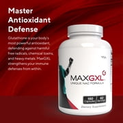 Max International MaxGXL, Unique NAC Formula, Immune and Detox Support, 180 Caps