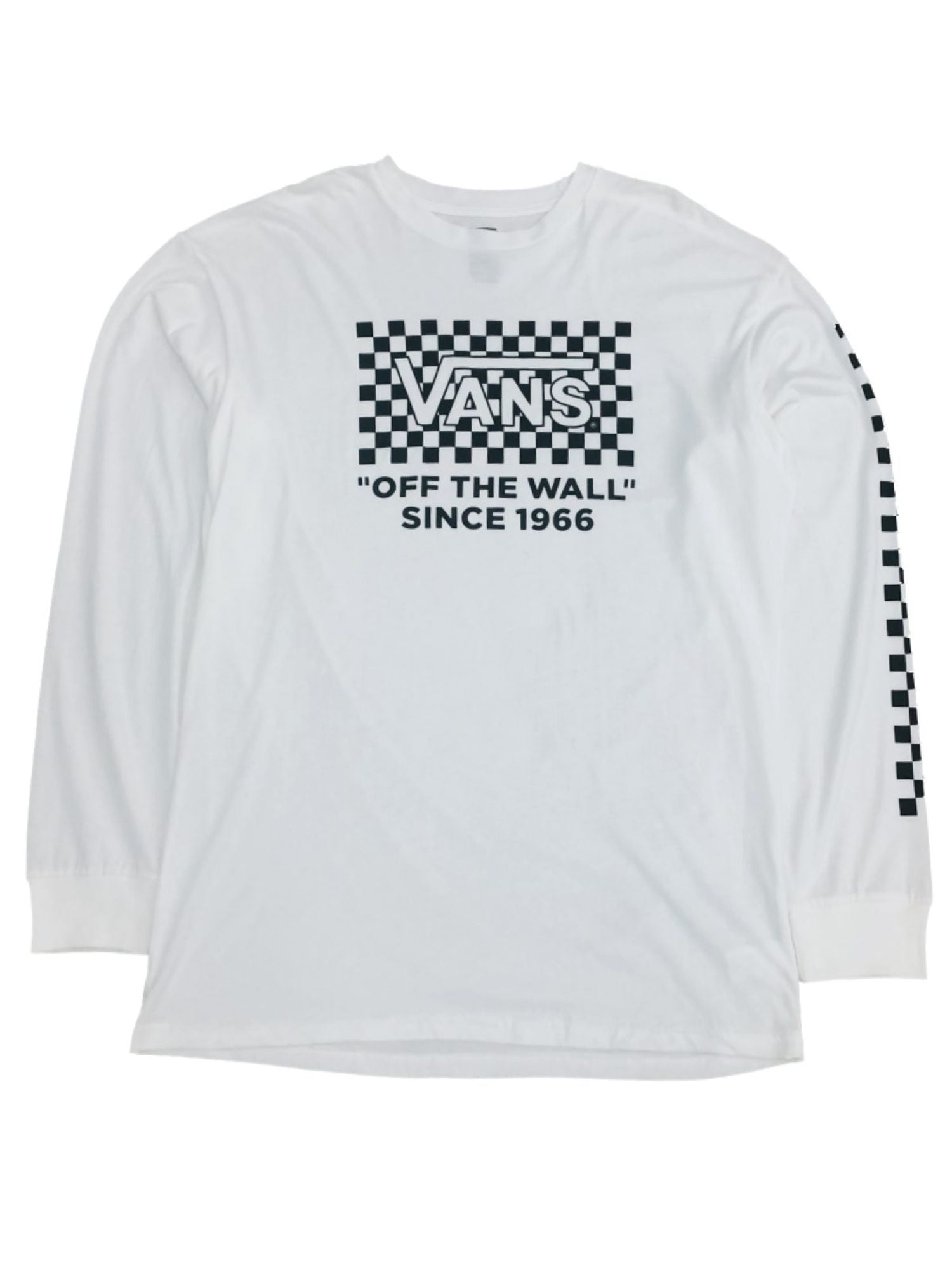 Mens Vans Off The Wall Since 1966 White Long Apparel Large - Walmart.com