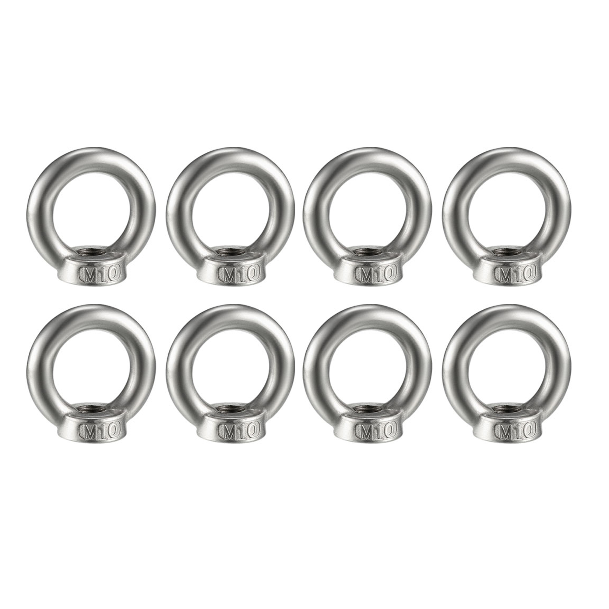 Size: M5// Type: Stainless Steel 304 NUTW-50753 2PCS DIN 582 Lifting Ring Eye Nut M5 M6 M8 M10 M12 Stainless Steel 304 and 316 Rigging Hardware Metric Eye Nuts