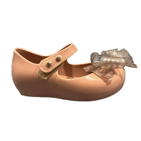 

Pre-owned: Mini Melissa Girls Pink Shoes size: 6 Toddler (Good)