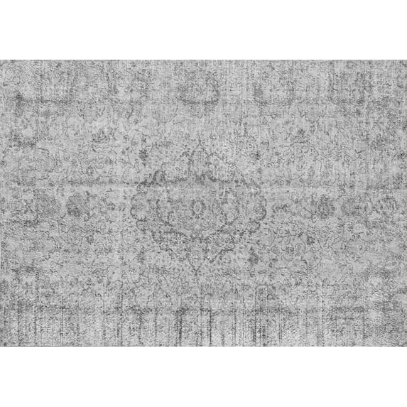 Ahgly Company Indoor Rectangle Persian Gray Traditional Area Rugs, 3' x 5'