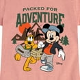 thumbnail image 3 of Disney - Packed For Adventure Pluto Mickey - Toddler & Youth Girls Short Sleeve Graphic T-Shirt, 3 of 5