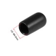 thumbnail image 3 of Uxcell Screw Thread Protectors End Caps Vinyl 50 Pcs 0.26" Black, 3 of 6