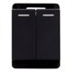 thumbnail image 1 of Interruptor Doble Sencillo Leviton Negro 1/2", 1 of 3