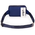 thumbnail image 6 of Fanny Pack for Men&Women Waterproof Nylon Fashion Slim Lightweight Waist Pack Bag with 3 Zipper Pockets Black, 6 of 7