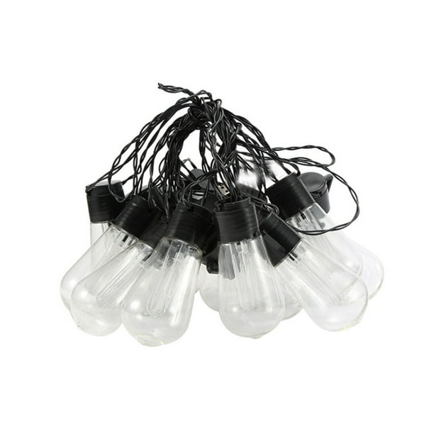 Greeniant Tira de luces solares a prueba de viento, resistente al agua, para interiores y exteriores, 2 modos, tira de bombilla, decoración de carpas Azul 7m Greeniant OD026443-16