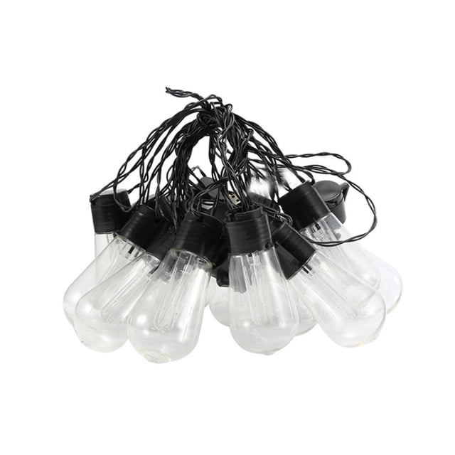 Greeniant Tira de luces solares a prueba de viento, resistente al agua, para interiores y exteriores, 2 modos, tira de bombilla, decoración de carpas Azul 7m Greeniant OD026443-16