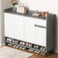 thumbnail image 3 of Entrada del gabinete de zapatos, puerta de entrada, vestíbulo, apartamento pequeño, balcón, almacenamiento, Zapatero económico para gabinete de almacenamiento de uso doméstico, 3 of 4